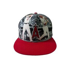 Los Angeles Angels Mike Trout #27 Photo Collage Hat SGA Sixth Man Promotions